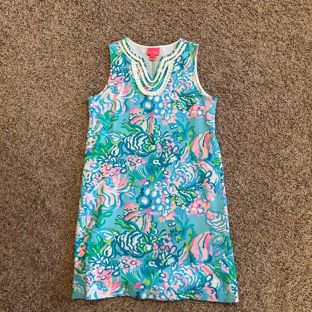 Lilly Pulitzer Vibrant Blue and Pink Kids Dress